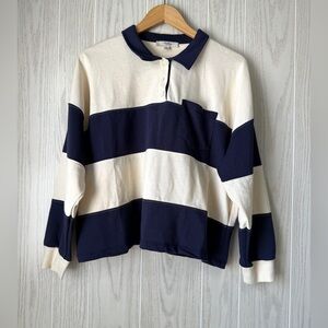 Atelier by Kirious Women's Striped Long Sleeve Knit Top Size L LNC